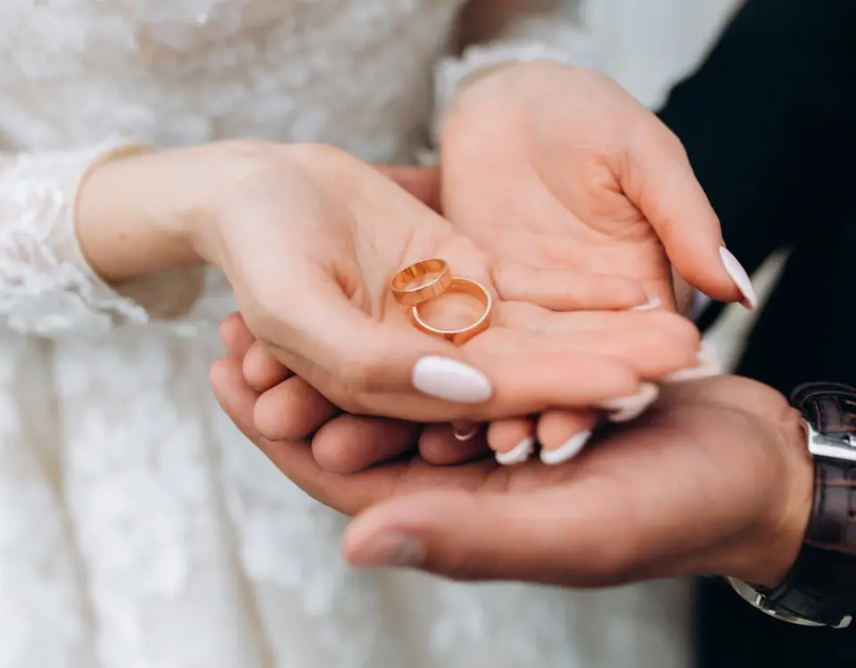 Wedding Hands Rings